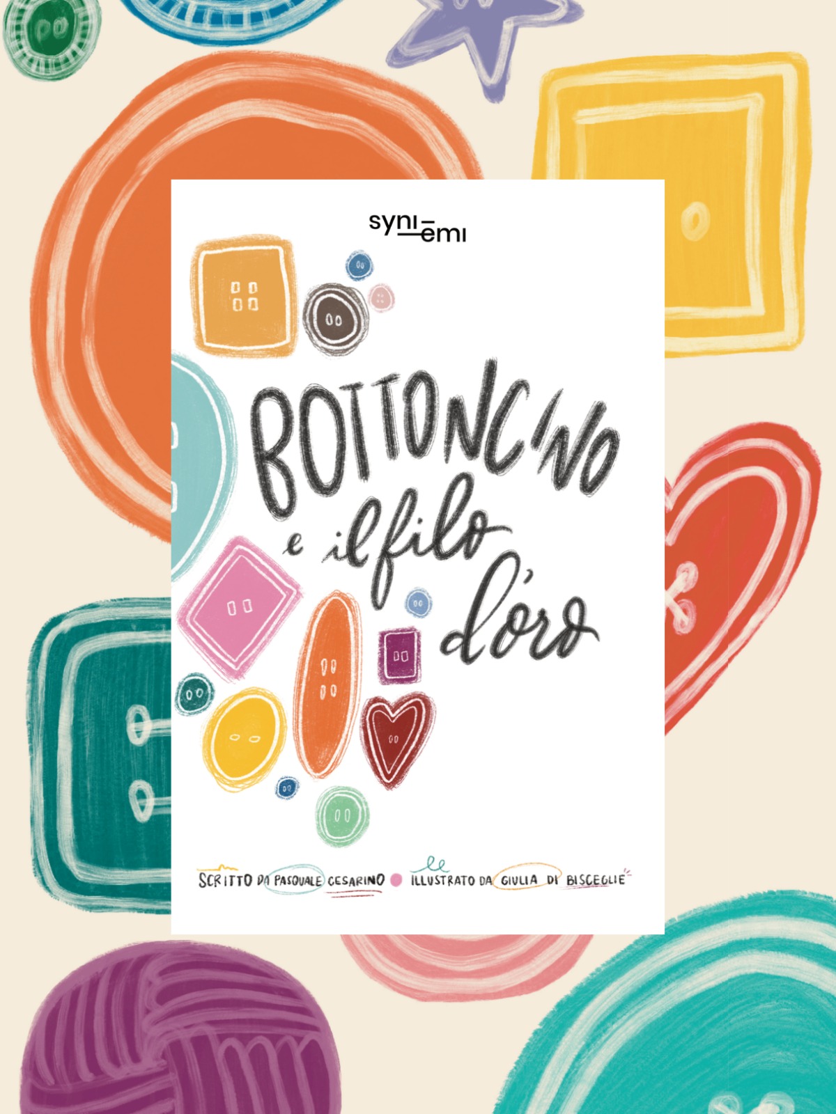 Copertina del libro Bottoncino e il filo d'oro